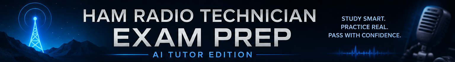 Ham Radio Technician Exam Prep application banner
